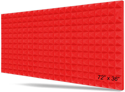 DawnRays Foam Pyramid Wall(1 Panels Red)