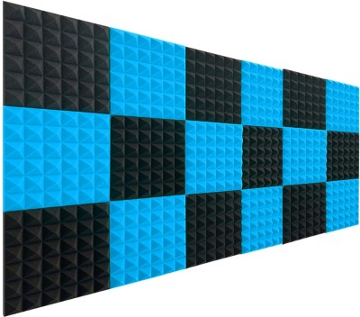 DawnRays Foam Pyramid Wall(18 Panels Blue, Black)