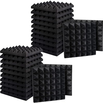 Mocking Bird Foam Pyramid Wall(24 Panels Black)