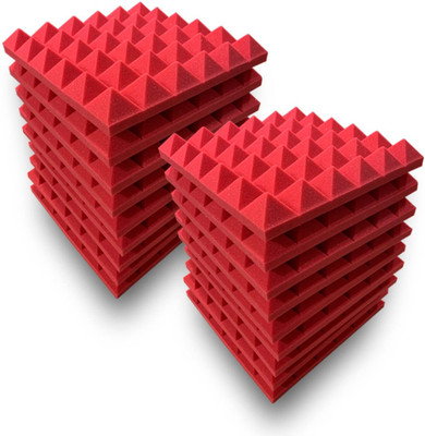 Ara Enterprise Foam Pyramid Wall(9 Panels Red)