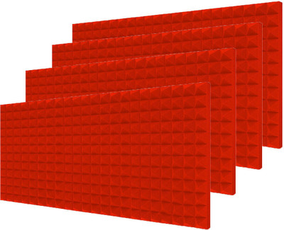 DawnRays Foam Pyramid Wall(4 Panels Red)