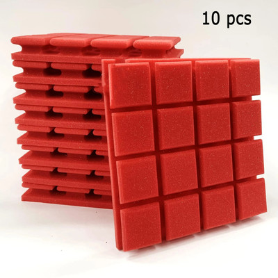 Urban Infotech Foam Pyramid Wall(10 Panels Red)