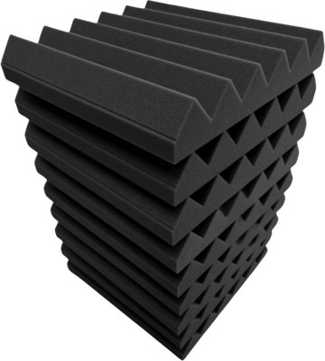 YGM Acoustic Foams Foam Wedge Wall(9 Panels Black)