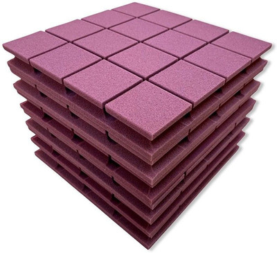 YGM Acoustic Foams Foam Pyramid Wall(6 Panels Brown)