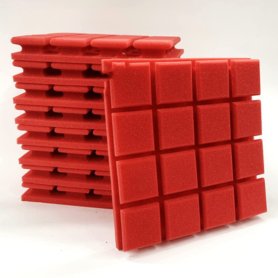 Mocking Bird Foam Wedge Wall(6 Panels Red)