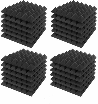 TechBlaze Foam Pyramid Wall(24 Panels Black)