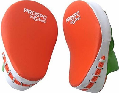 PROSPO Tricolor Focus Pads/Punching Mitts for Boxing/Karate Curved Focus Pad(Multicolor)