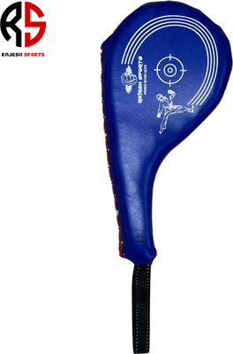 RAJESH SPORTS RS SINGLE FAN PAD Kicking Shield(Blue, Red)