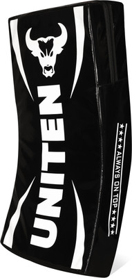 UNITEN Boxing Curve Heavy Vinyle Hit Shield, Kickboxing Equipment, Shield Curved Focus Pad(Black)