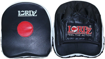 Lordz Genuine Leather Focus, Punching Pad Cuban Style for Men, women Focus Pad(Black)