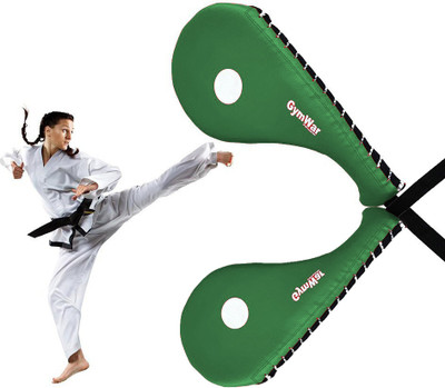 GymWar (Pack of 2) Taekwondo Durable Kick Pad Target for Karate Kickboxing Training Kicking Shield(Green)