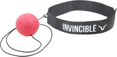 Invincible Boxing Reflex Ball Focus Pad(Red)