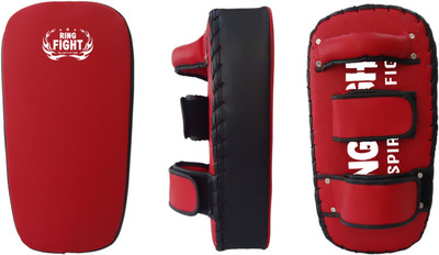 Ring Fight Kicking Strike Shield Target MMA Straight Focus Shield Kicking Shield Striking Pad(Red, Black)