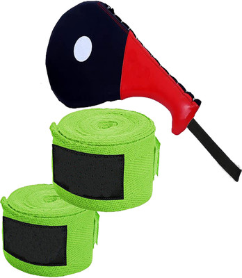 GymWar Target Karate MMA Kickboxing Training and Boxing Hand Wrap Kicking Shield(Green)