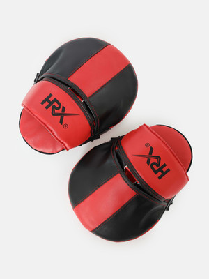 HRX Focus Pad for Boxing, Taekwondo, Karate, Muay Thai Focus Pad(Red, Black)