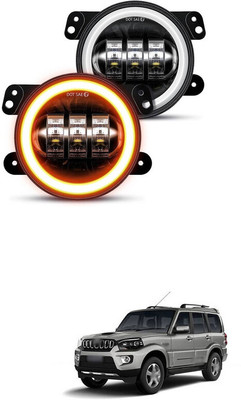 LOVMOTO Front, Rear LED Indicator Light for Mahindra Universal For Car(White, Amber)