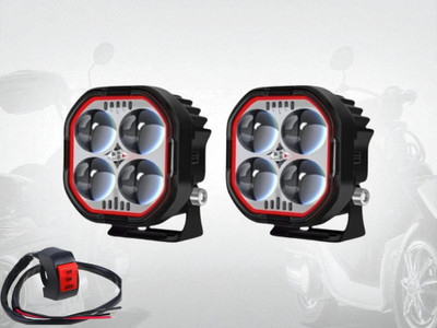 BIKEBLOOM LED Fog Lamp Unit for Honda, TVS, Bajaj, Hero Universal For Car