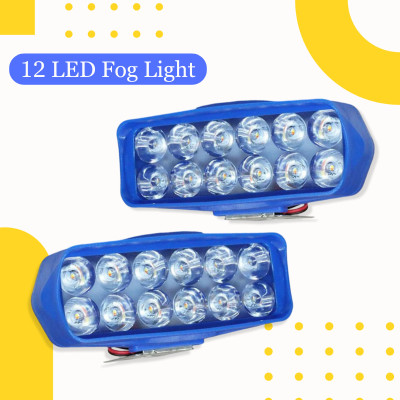 Generox LED Fog Lamp Unit for Bajaj, Hero, Honda, KTM, Royal Enfield, Mahindra, TVS, Suzuki, Yamaha