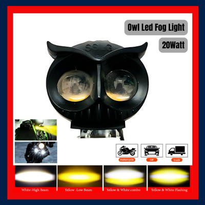 Autozap LED Fog Lamp Unit for Bajaj, Hero, Honda, KTM, Royal Enfield, Universal For Car Universal For Car