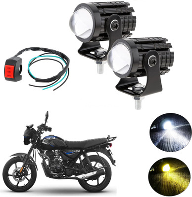 ROYAL AUTO MART Mini Drive Powerful Fog Light (Original) Universal for Bike_52 Fog Lamp Motorbike LED for Bajaj (12 V, 20 W)(CT 100, Universal For Bike, Pack of 2)