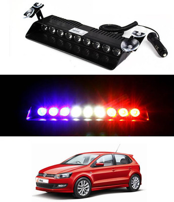 AYW Red/Blue/9LED/12V Waterproof Strobe Flasher Light For Polo-GT-Volkswagen-2013 Car Fancy Lights(Blue, Red)