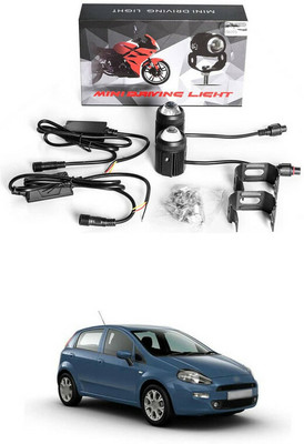 LOVMOTO Universal Mini Drive LED Fog Light Double Color d579 Headlight Car, Motorbike LED for Fiat (12 V, 40 W)(Punto)