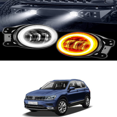 PRTEK LED Fog Lamp Unit for Volkswagen Universal For Car