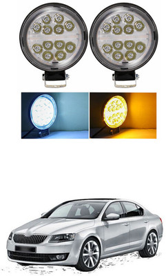 PRTEK LED Fog Lamp Unit for Universal For Car Octavia