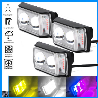DvineAutoFashionZ LED Fog Lamp Unit for Renault Koleos, Universal For Car