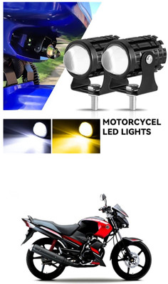 LOVMOTO U1 Universal Car Suv Bike LED Light Motorcycle Fog Lamps Mini Driving Light S305 Fog Lamp Car, Motorbike LED (12 V, 20 W)(Universal For Bike, Pack of 2)