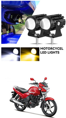 LOVMOTO Front, Rear LED Indicator Light for Toyota Qualis(White, Yellow)