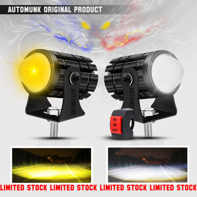 automunk LED Fog Lamp Unit for Universal For Car Universal For Car