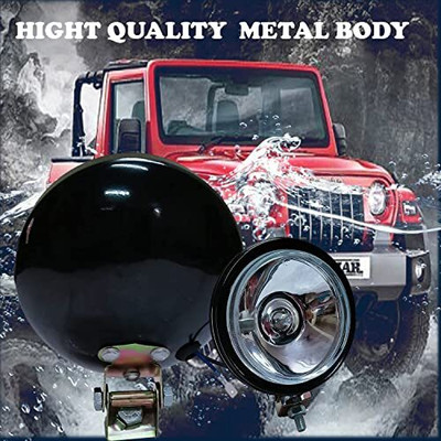 Autofasters Halogen Fog Lamp Unit for Universal For Car Thar, Jeep, Sonata