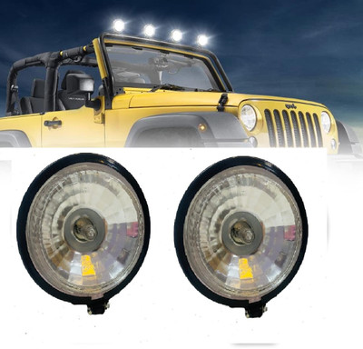 Autofasters Halogen Fog Lamp Unit for Universal For Car Jeep, Universal For Car