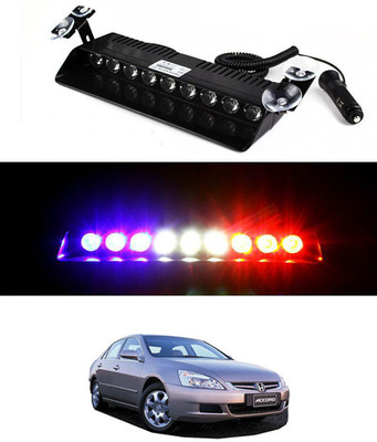 AYW Red/Blue/9LED/12V Waterproof Strobe Flasher Light For Accord-Honda-2001 Car Fancy Lights(Blue, Red)