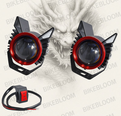 BIKEBLOOM LED Fog Lamp Unit for KTM, Honda, TVS, Bajaj, Hero Universal For Car