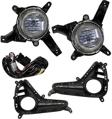 Kishore Diesel & turbo Halogen Fog Lamp Unit for Hyundai Grand i10