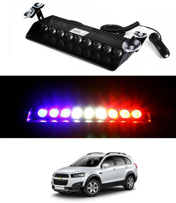RKPSP Red/Blue/9LED/12V Waterproof Strobe Flasher Light For Captiva-Chevrolet-2015 Car Fancy Lights(Blue, Red)