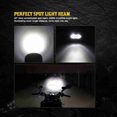 AUTODAZZZ LED Fog Lamp Unit for Hero Universal For Car