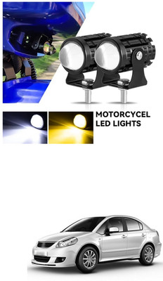 LOVMOTO Front, Rear LED Indicator Light for Suzuki Lets(White, Yellow)