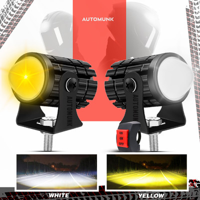 automunk LED Fog Lamp Unit for Universal For Car Universal For Car
