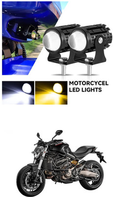 LOVMOTO Front, Rear LED Indicator Light for Hyundai Elite i20(White)