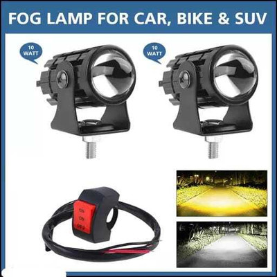 TOVOTA LED Fog Lamp Unit for Universal For Car, Audi, BMW, Bajaj UVA, CT 100, Alto K10, Safari, Duster