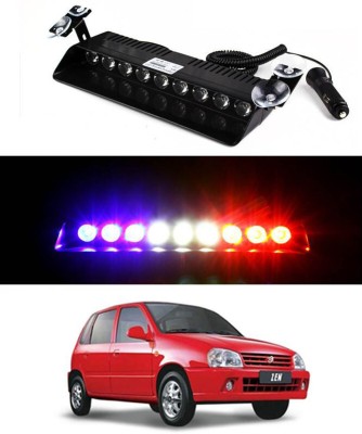 AYW Red/Blue/9LED/12V Waterproof Strobe Flasher Light For Zen-Maruti-Suzuki-2004 Car Fancy Lights(Blue, Red)