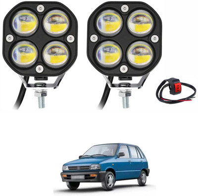 PRTEK LED Fog Lamp Unit for Mahindra Universal For Car
