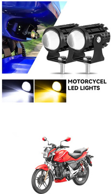 LOVMOTO Front, Rear LED Indicator Light for Hyundai Elite i20(White)