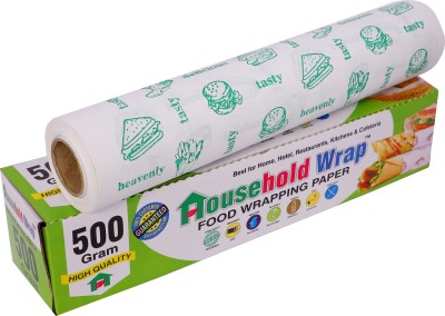 HHFOIL Household Wrap 500 Gram Butter paper for food wrap Parchment Paper(100 m)