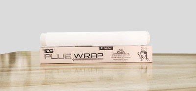 TDS PLUS WRAP 11 Meter Food Wrapping Paper | Oven Safe | Organic Butter Paper (White) Parchment Paper(11 m)