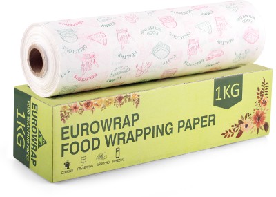 eurowrap 1 kg Butter Paper for Roti, Cake, Burger | Food Wrapping Paper | Baking Paper Parchment Paper(100 m)