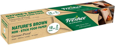 Freshee Nature's Brown Non-stick Food Paper Shrinkwrap(18 m)